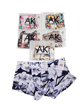 NIP | Arjen Kroos Men's Novelty Print Low Rise Boxer Briefs Set Size Small